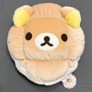 Rilakkuma Lazy Bear 14" XL Sweet Soft Cream Puff Stuffed Plush Toreba San-X!